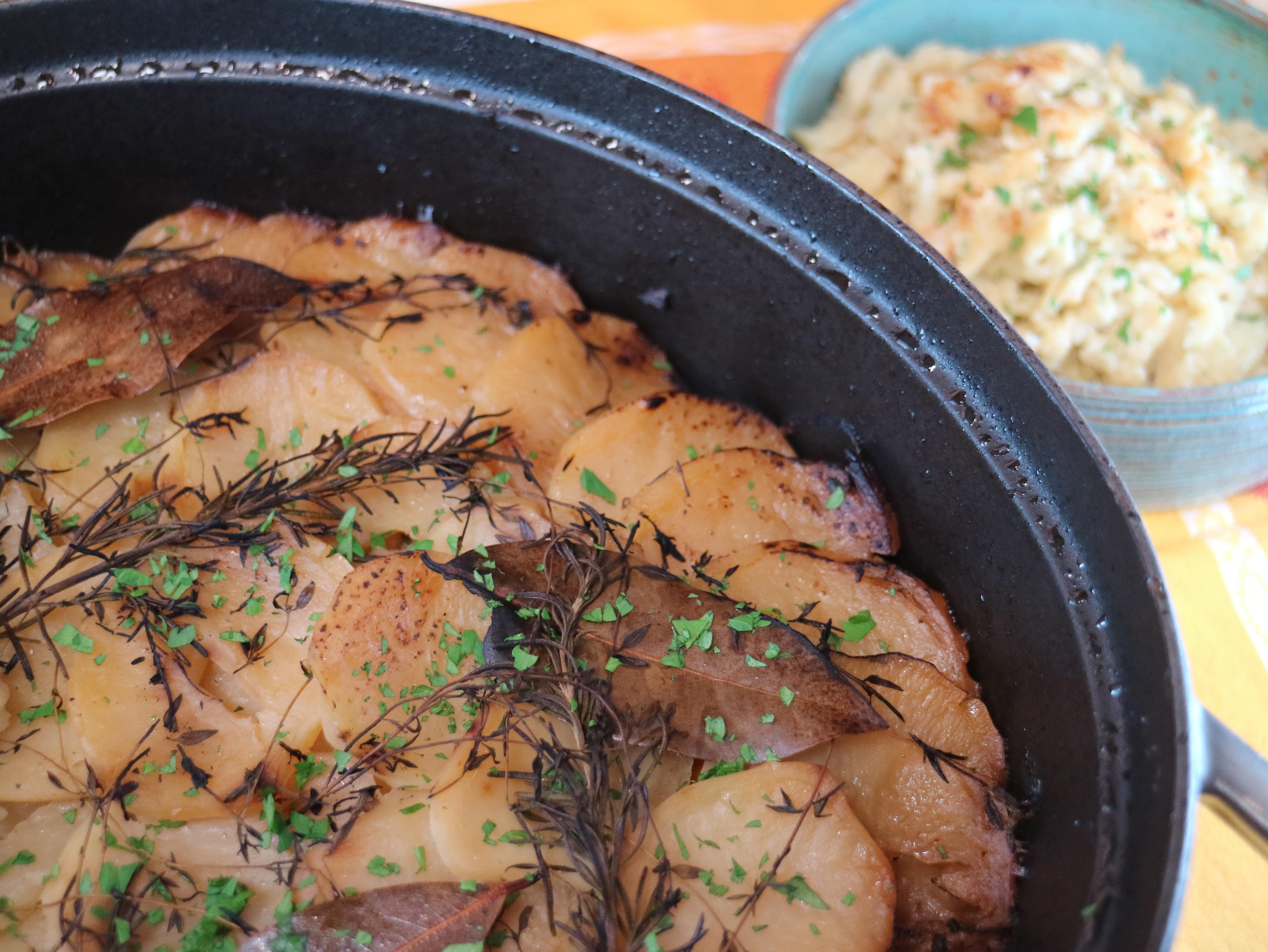 Baeckeoffe à l'ancienne  et  Spätzle